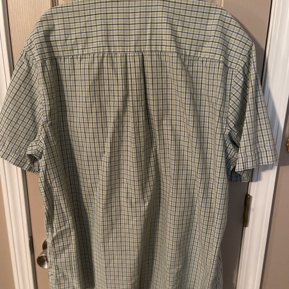 Arrow short sleeve plaid button down casual shirt. - Picture 8 of 8